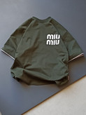 تیشرت طرح miu miu سایز ۶۰ تا ۷۵