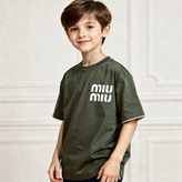 تیشرت طرح miu miu سایز ۶۰ تا ۷۵